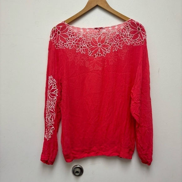 Anthropologie Leifnotes Vaoltta Semi Sheer Blouse - Picture 11 of 12
